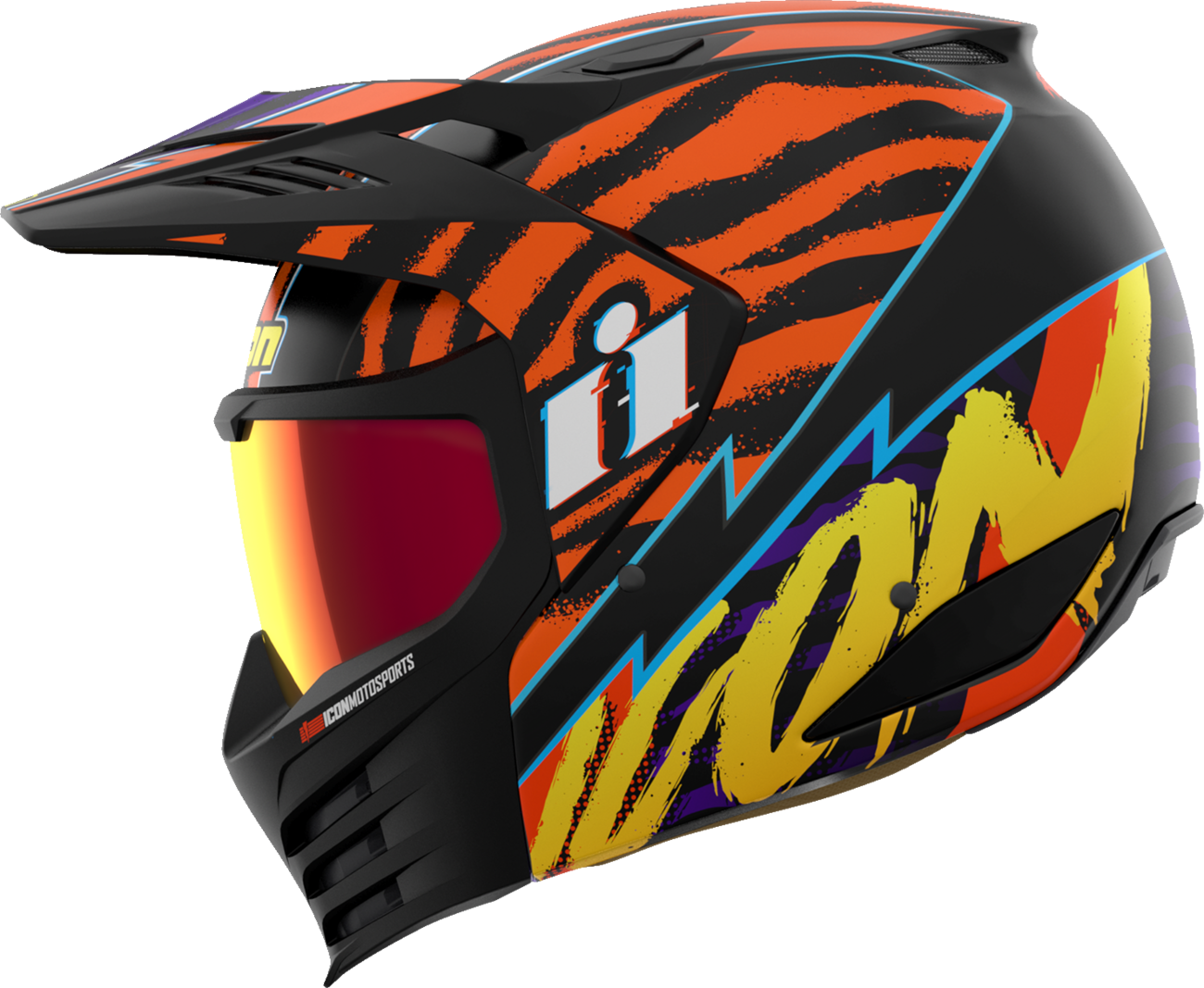 ICON Elsinore™ Helmet - Rad Dawn - Orange - XL 0104-3349