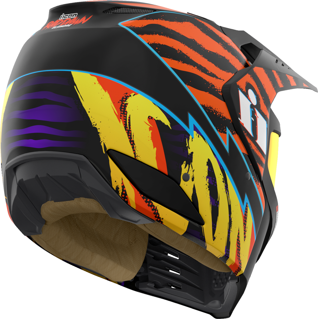 ICON Elsinore™ Helmet - Rad Dawn - Orange - Large 0104-3348