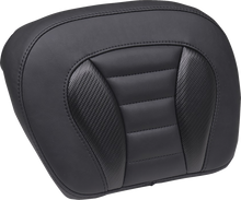 MUSTANG Deluxe Chopped Tour-Pak® Sissy Bar Pad - Black - Touring 88405