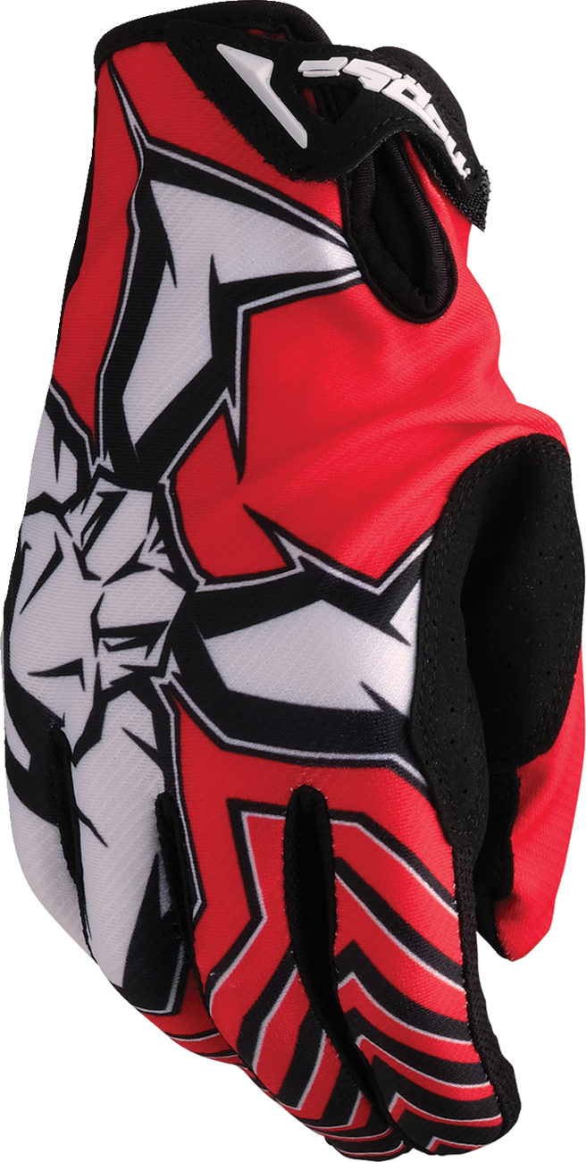 MOOSE OFFROAD Agroid™ Pro Gloves - Red/Black - Small 3330-8091
