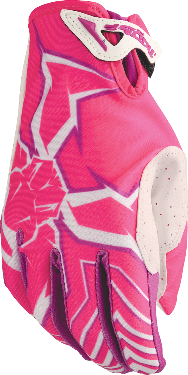 MOOSE OFFROAD Agroid™ Pro Gloves - Pink/White - Large 3330-8099
