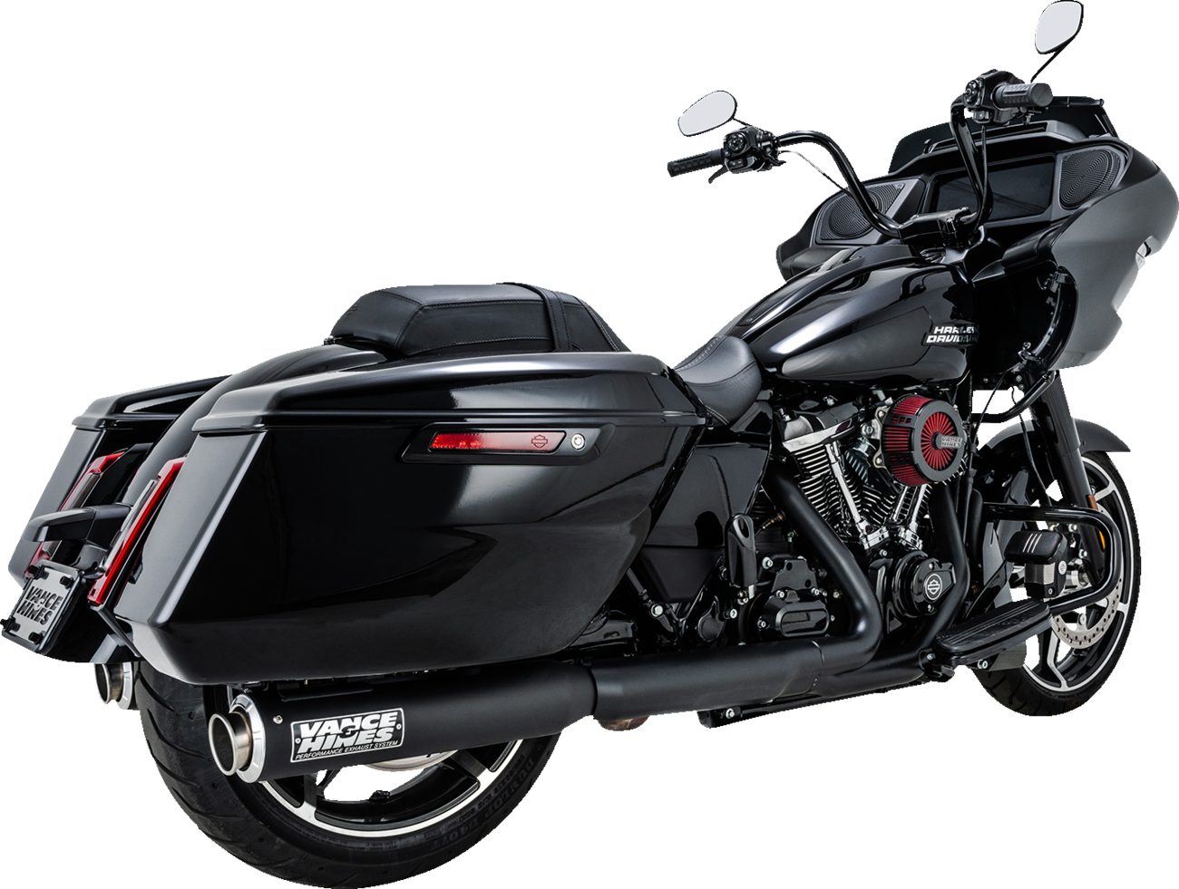 VANCE & HINES Supersport Slip-On Mufflers - Black - Touring 46721