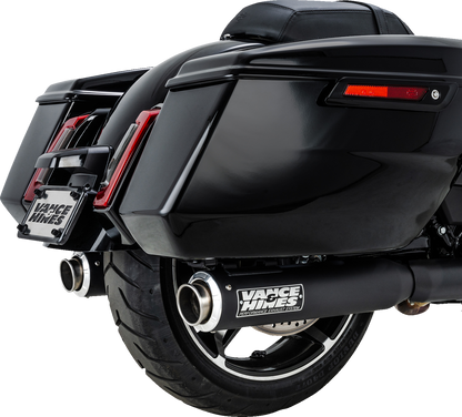 VANCE & HINES Supersport Slip-On Mufflers - Black - Touring 46721