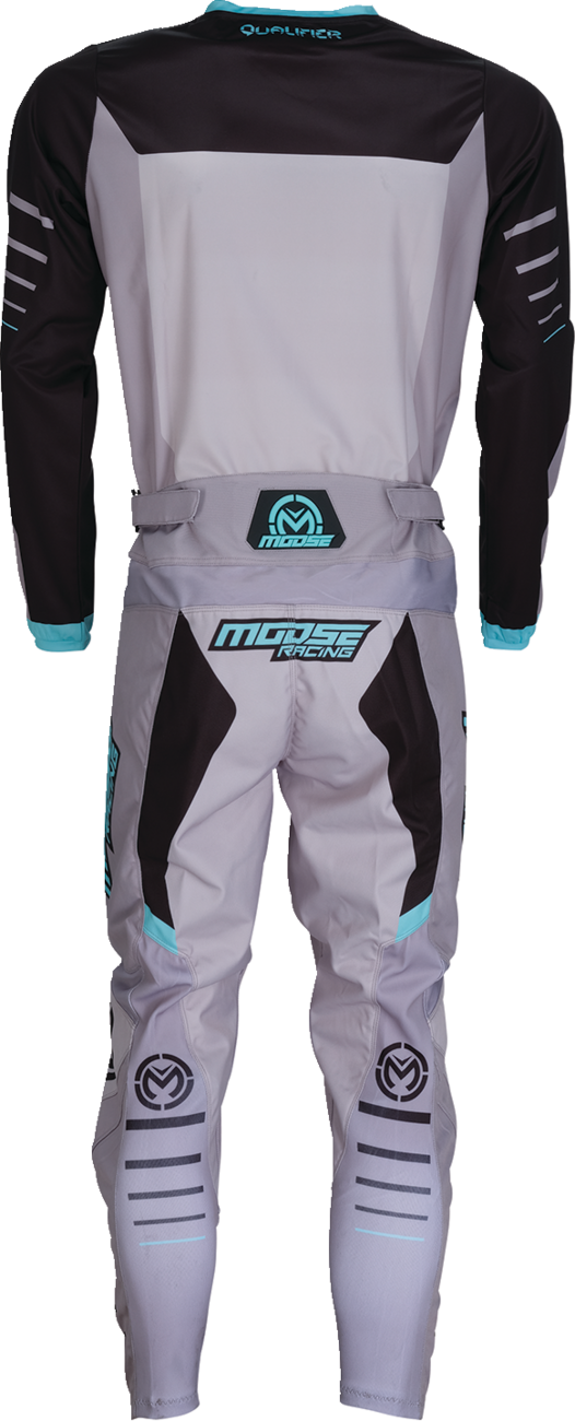 MOOSE OFFROAD Qualifier® Pants - Gray/Teal - US 38 2901-11827