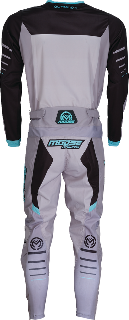 MOOSE OFFROAD Qualifier® Pants - Gray/Teal - US 38 2901-11827