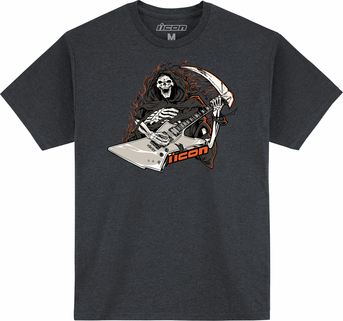 ICON Grim Shredder™ T-Shirt - Heather Charcoal - 2XL 3030-24353