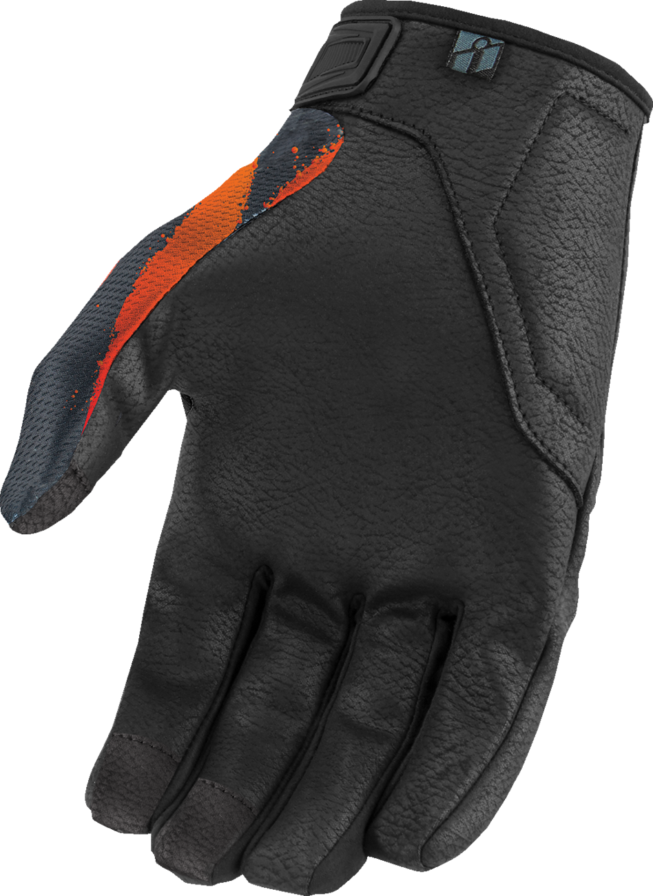 ICON Hooligan™ Rad Dawn Gloves - Orange - Small 3301-4857