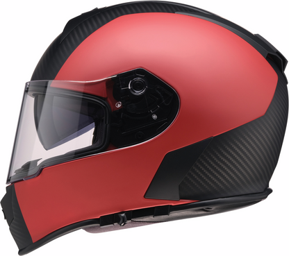 Z1R Warrant Helmet - Carbon - Red - Large 0101-17429