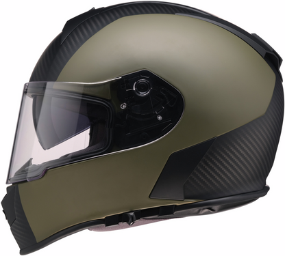 Z1R Warrant Helmet - Carbon - Green - Small 0101-17433