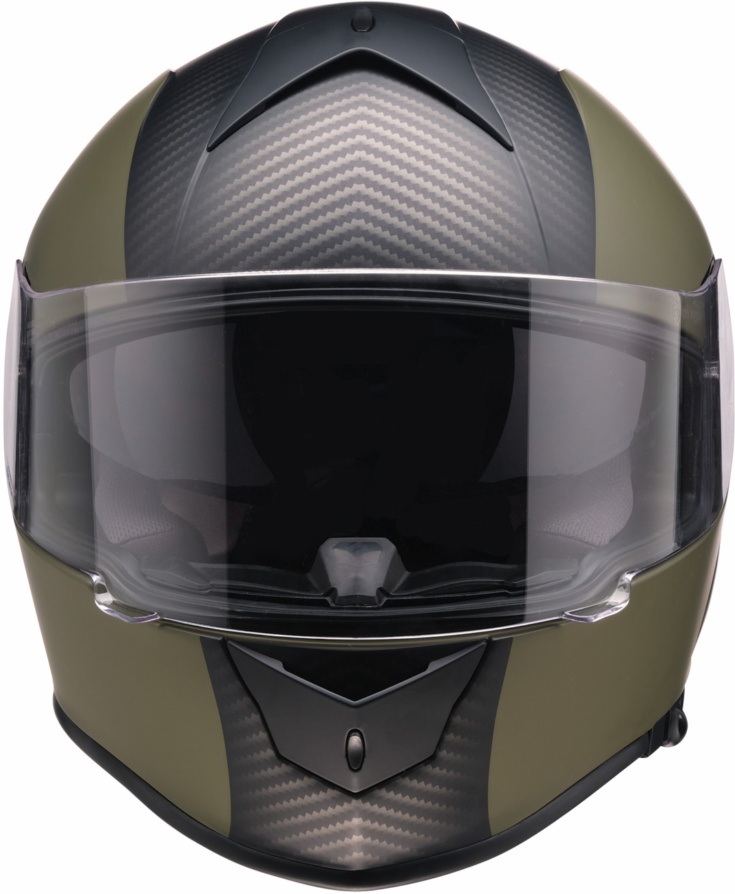 Z1R Warrant Helmet - Carbon - Green - 2XL 0101-17437