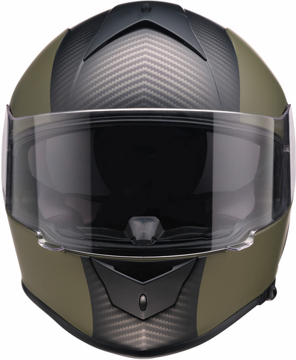 Z1R Warrant Helmet - Carbon - Green - XL 0101-17436