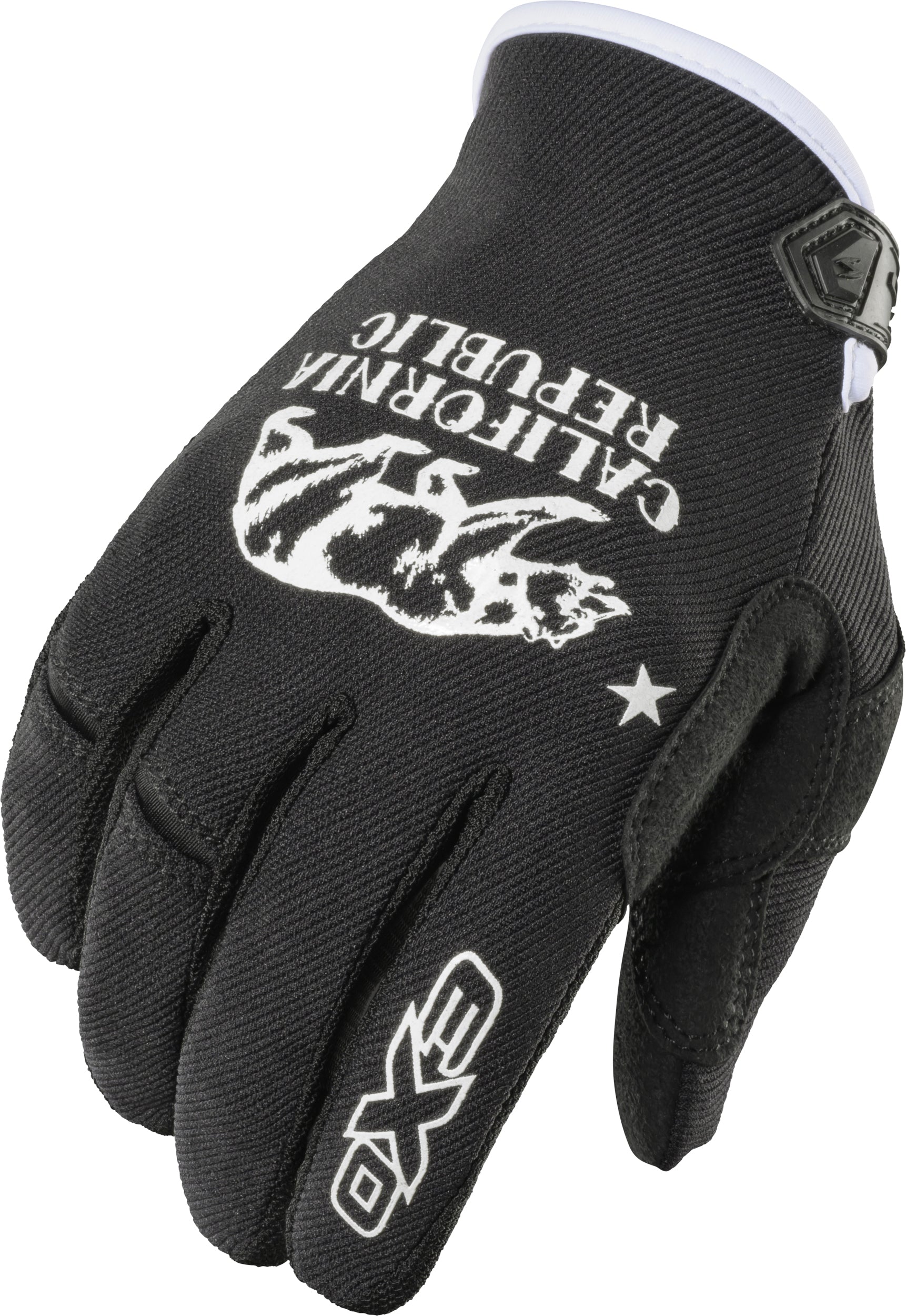 Moto Flex Gloves Golden State Black/White 3x