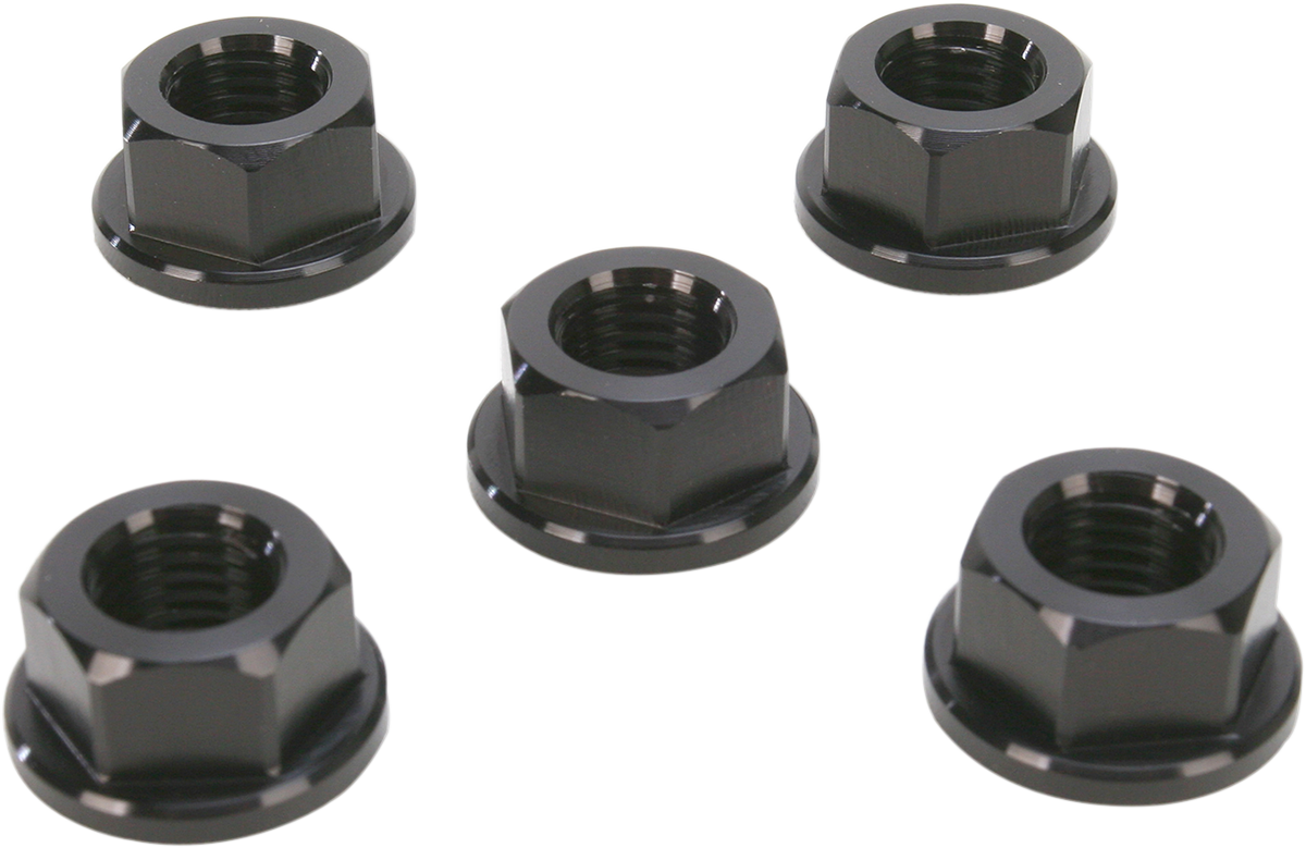 DRIVEN RACING Sprocket Nuts - 5-Bolt Hub - Black - M10 x 1.25 DSN5BK