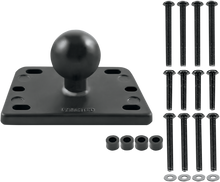 RAM MOUNTS Brake/Clutch Reservoir Cover Mount Base with 1" Ball - Square RAM-B-345