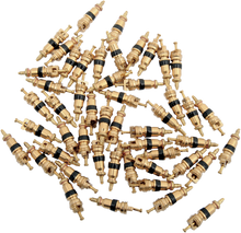 K&L SUPPLY Valve Core - Straight - Gold - 50 Pack 32-8214