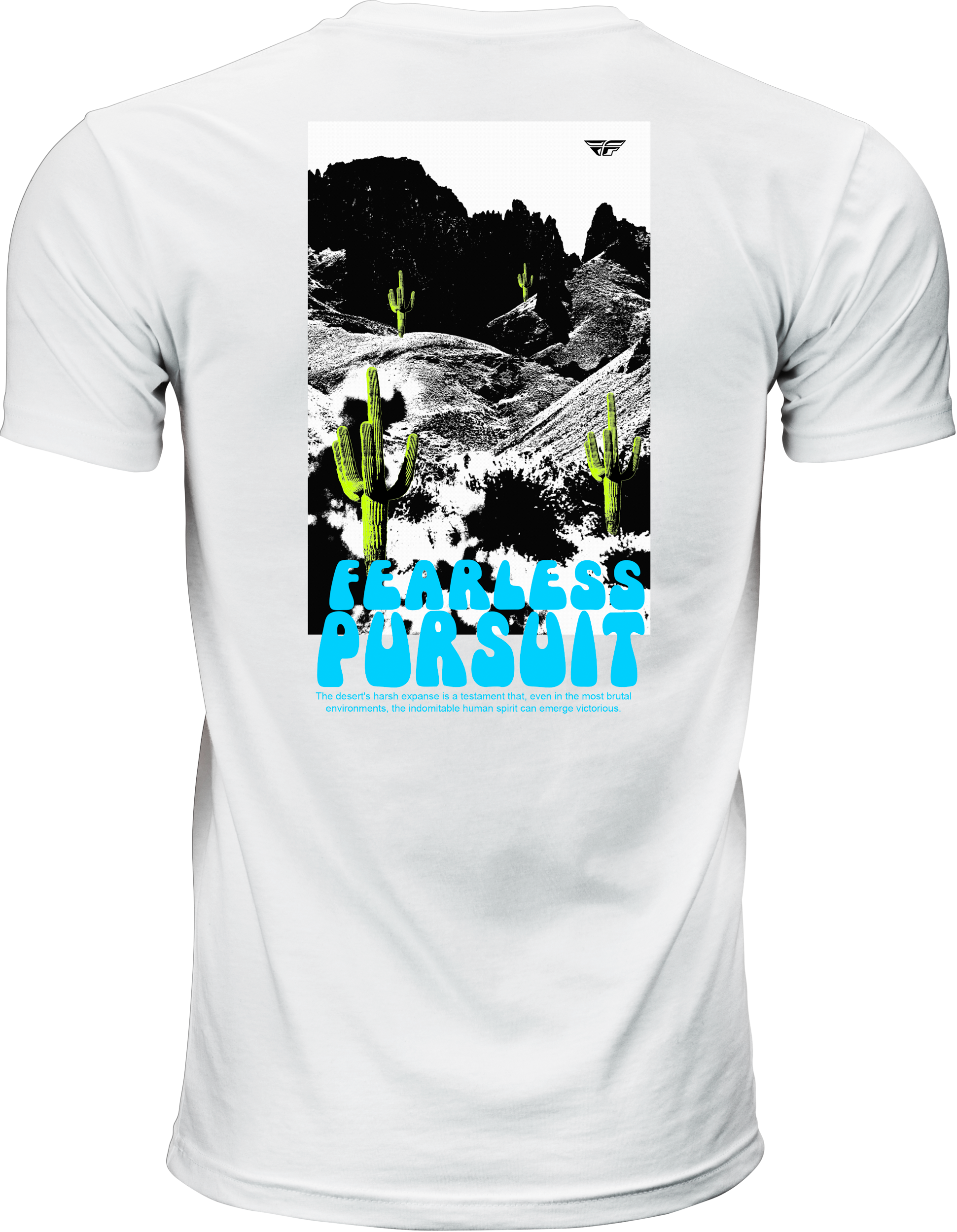 Fly Desert Tee White Sm