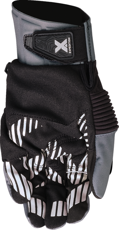 MOOSE OFFROAD Expedition™ Gloves - Black/Gray - Medium 3330-7922