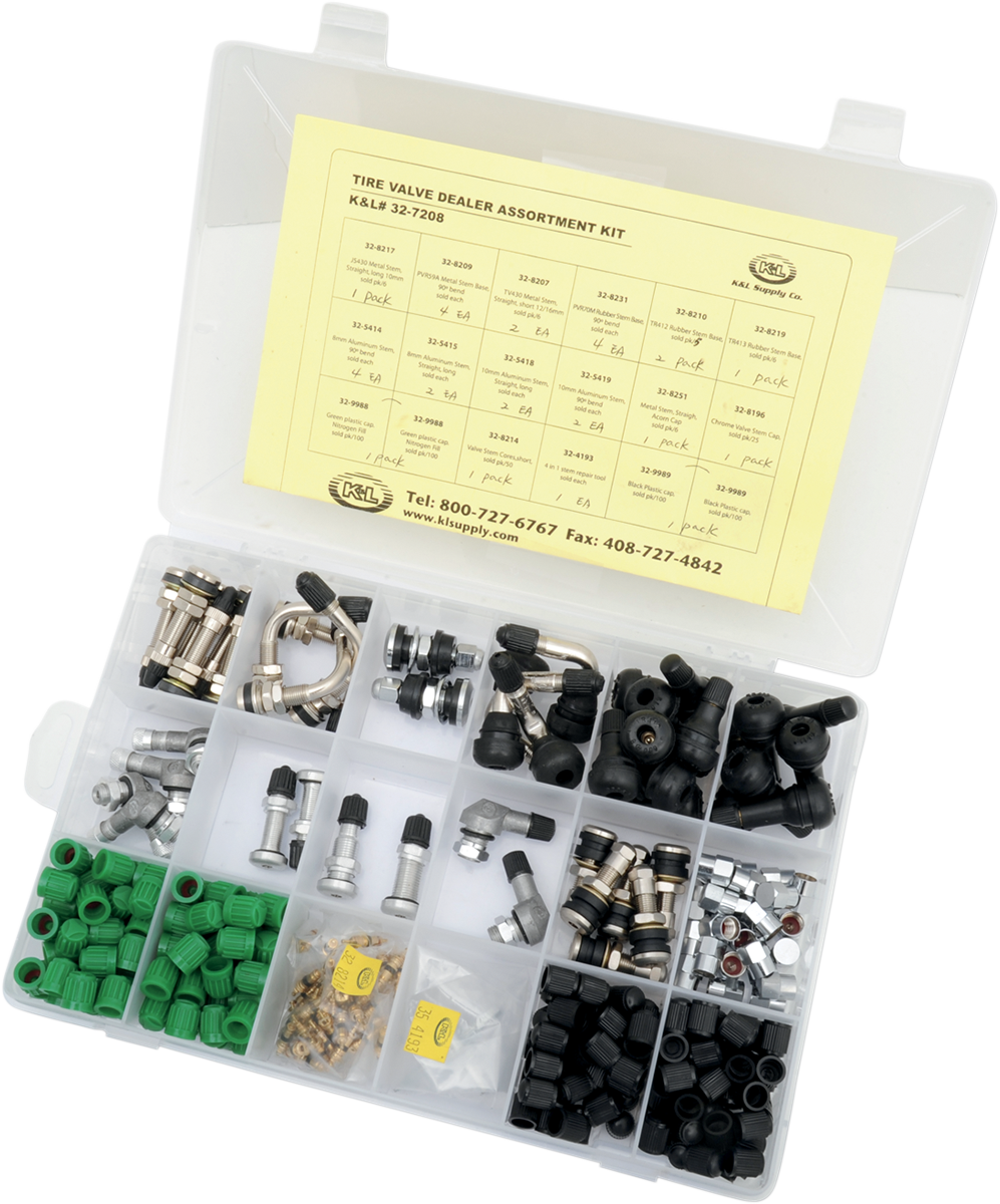 K&L SUPPLY Valve Stem Kit - Assortment 32-7208