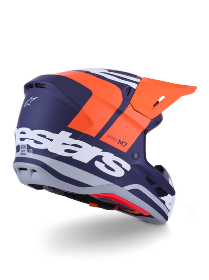 Sm7 Core Helmet Orng/Blue Matt 2x