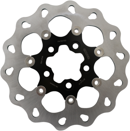 GALFER Brake Rotor - Rear - Black Carrier DF724FLW