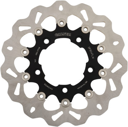 GALFER Brake Rotor - Rear - Black Carrier DF824FLW
