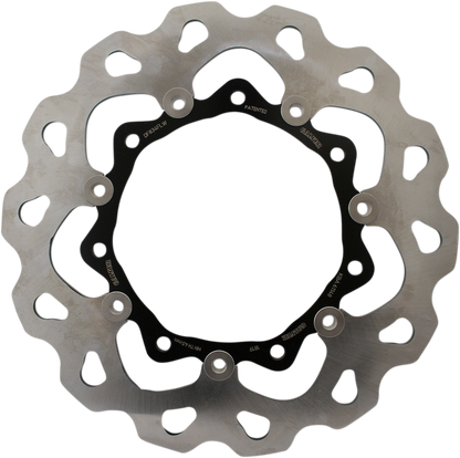 GALFER Brake Rotor - Front - Black Carrier DF834FLW