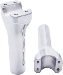 TRASK Assault Handlebar Risers - 4" x 1-1/4" - Chrome TM-8601-4CH