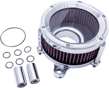 TRASK Assault Charge High-Flow Air Cleaner - Chrome TM-1020CH