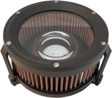 TRASK Assault Charge High-Flow Air Cleaner - Flat Black TM-1023BK