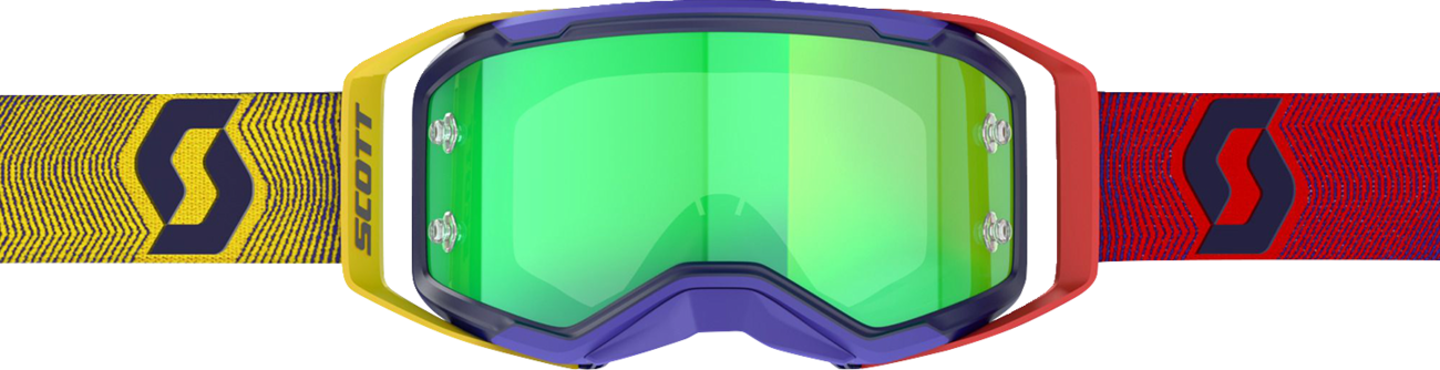 SCOTT Prospect 2.0 Goggle - Red/Yellow - Green Chrome Works Lens 421471-1648279