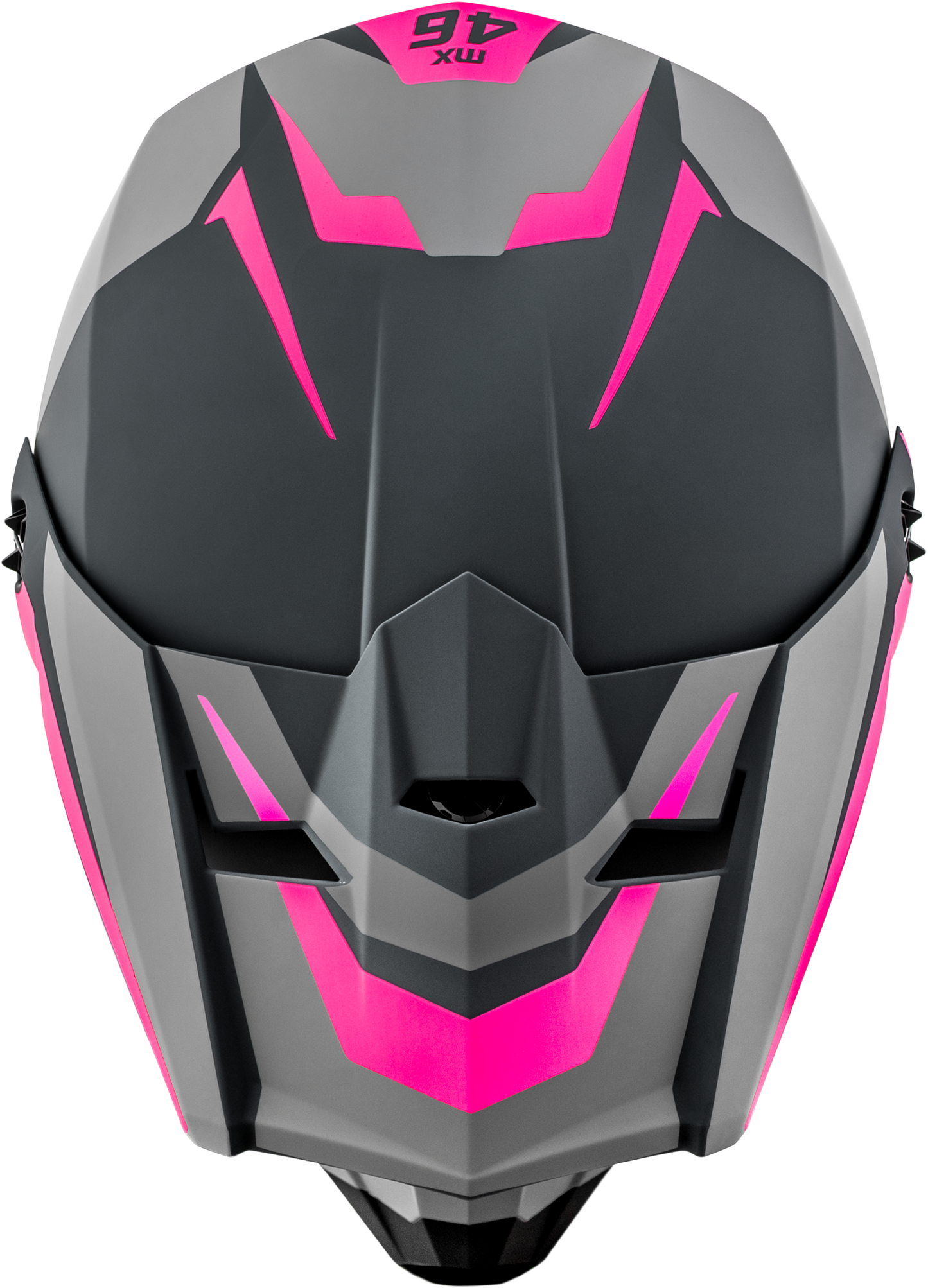 Mx 46 Cyclus Hemet Matte Grey/Pink Xl