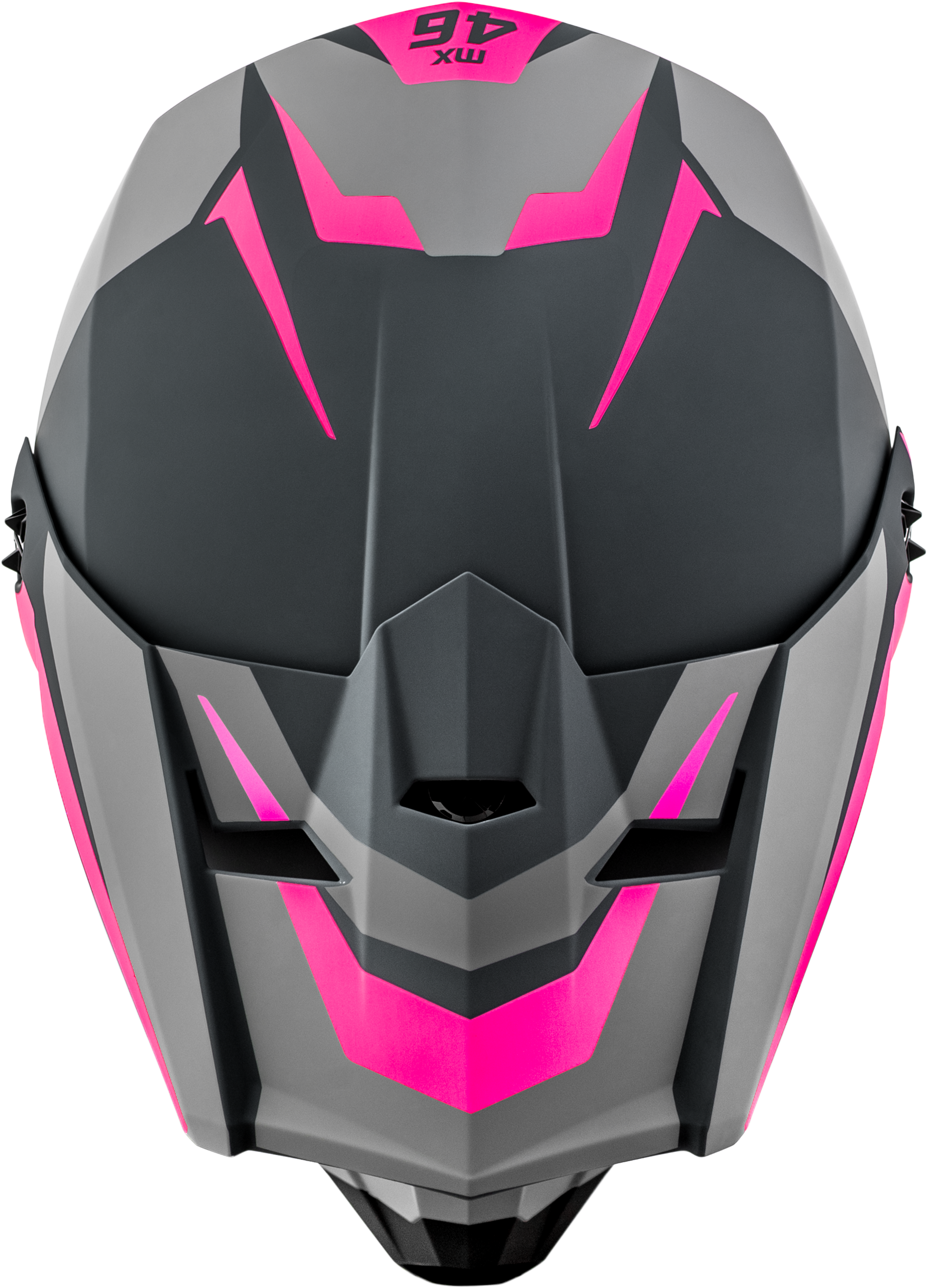 Mx 46 Cyclus Hemet Matte Grey/Pink Xl