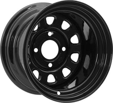 Delta Steel Wheel 12x7 4/156 4+3 Black 12mm