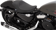 DRAG SPECIALTIES SEATS 3/4 Solo Seat - Black - Smooth - XL '04-'22 0804-0743