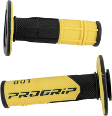 PRO GRIP 801 Hybrid Duo-Density Cross Grips - Black/Yellow PA080100NEGI