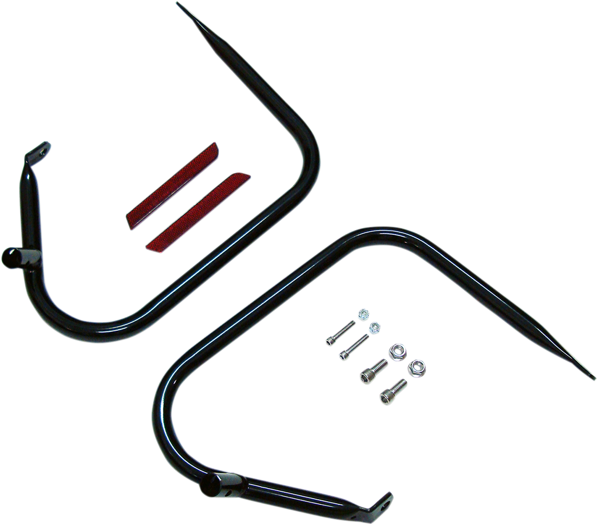 DRAG SPECIALTIES Saddlebag Guards - Black 21039B