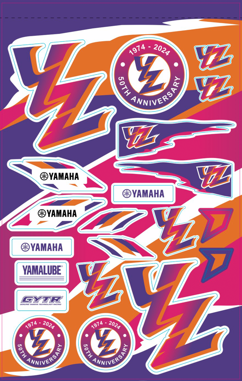 D'COR VISUALS Decal Sheet - Yamaha Retro 40-50-103