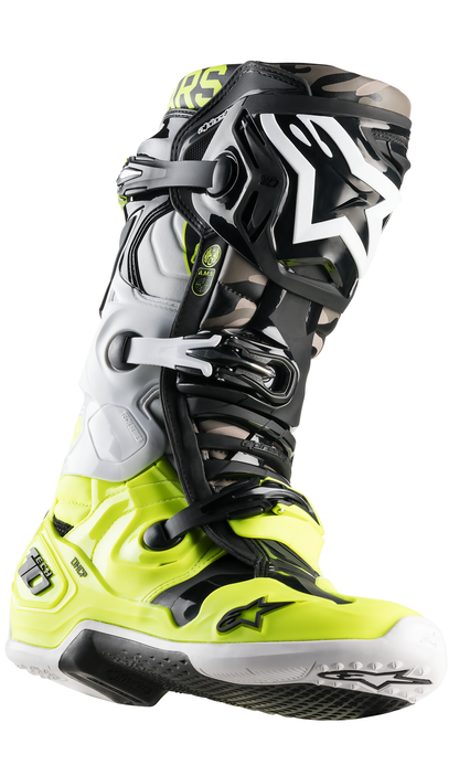 Tech 10 Boot Le Ams21 Black/Yellow Flou/White Sz 11