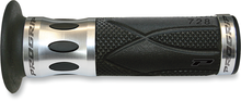 PRO GRIP 728 Superbike Grips - Open Ends - Silver PA0728OECRAG