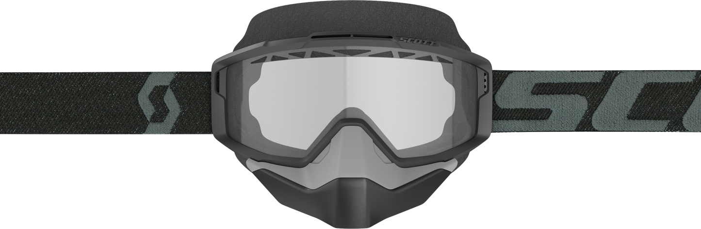 Split Otg Snow Cross Goggle Black W/Clear