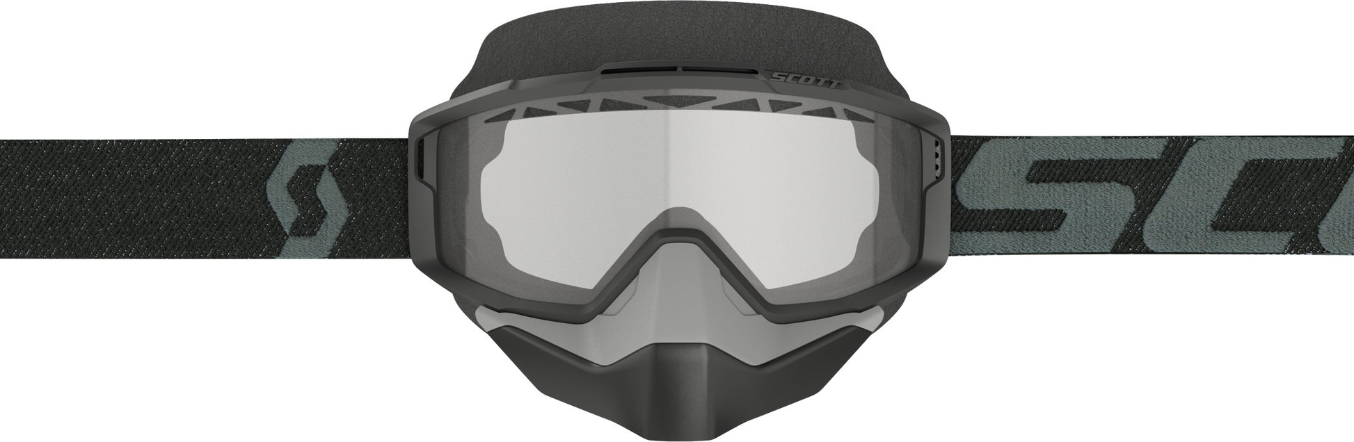 Split Otg Snow Cross Goggle Black W/Clear