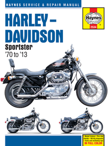 HAYNES Manual - Harley-Davidson - Sportster '70-'13 M2534