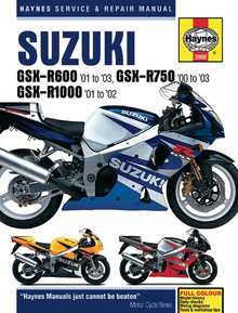 HAYNES Manual - Suzuki - GSXR - Hardcover M3986