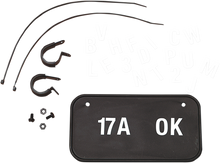 HARDLINE License Plate Kit - Black 2341B