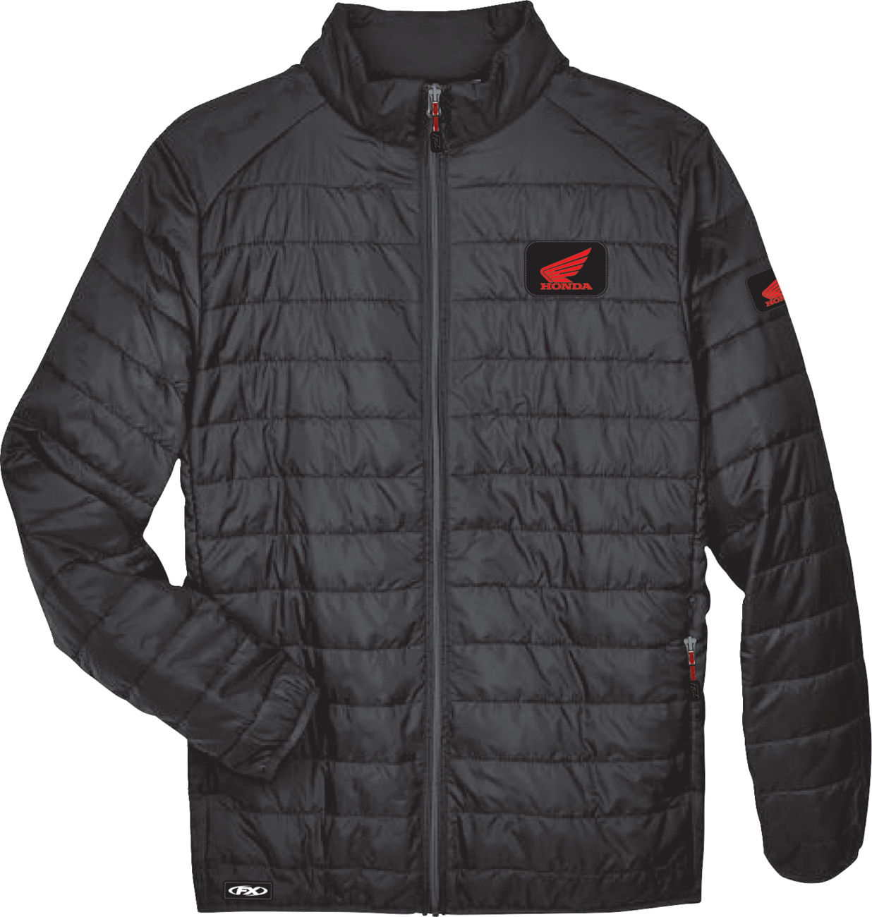 FACTORY EFFEX Honda Puffer Jacket - Black - Medium 28-85312