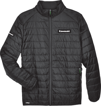 FACTORY EFFEX Kawasaki Puffer Jacket - Black - Medium 28-85112