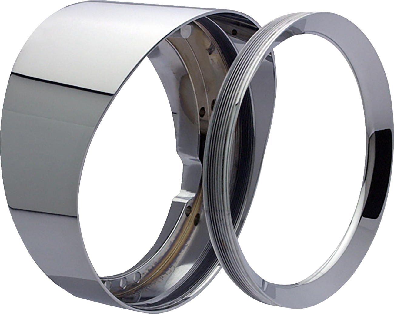 HEADWINDS Headlight Bezel - 10" - Mariah - Chrome 1-7029MCA-10