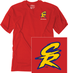 FACTORY EFFEX Honda Retro CR T-Shirt - Red - Large 28-87314