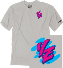 FACTORY EFFEX Yamaha Retro YZ T-Shirt - Light Gray - Medium 28-87212