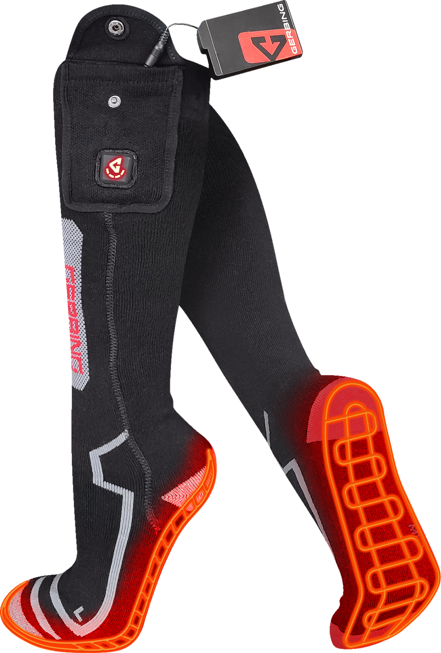 GERBING HEATED CLOTHING 7V Wool Heated Socks - Large/XL GER-SK-7V-W-L-XL